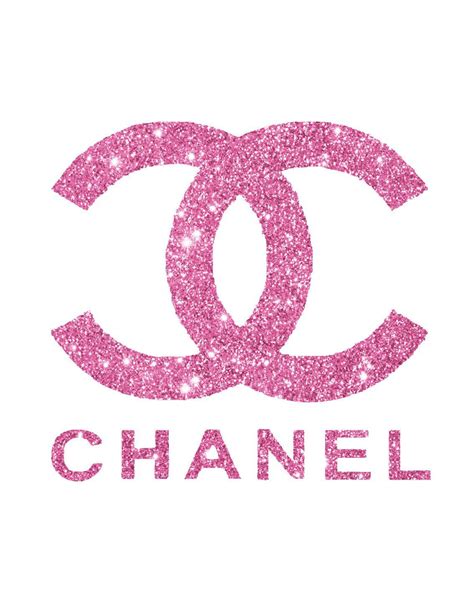 chanel pink logo wallpaper